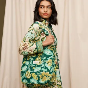 Sage and Clare Margot Tote Bag Forest
