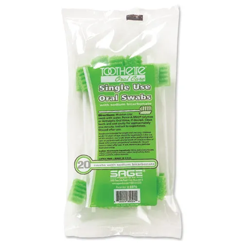 Sage Toothette Plus Swabs - Untreated