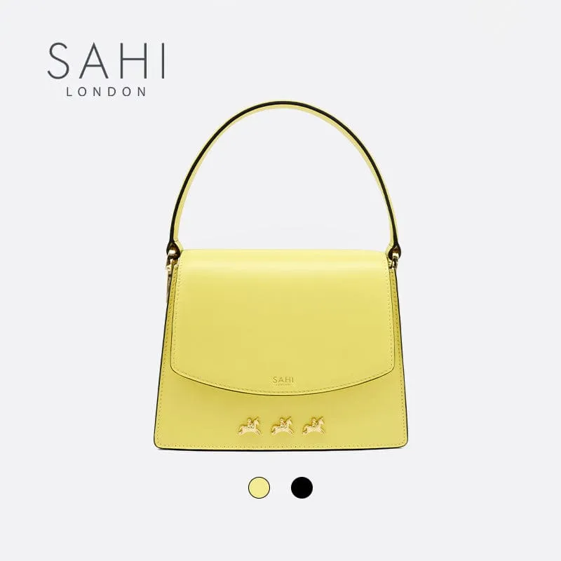 Sahi London - Sahi Age of Innocence Leather Satchel Crossbody Bag