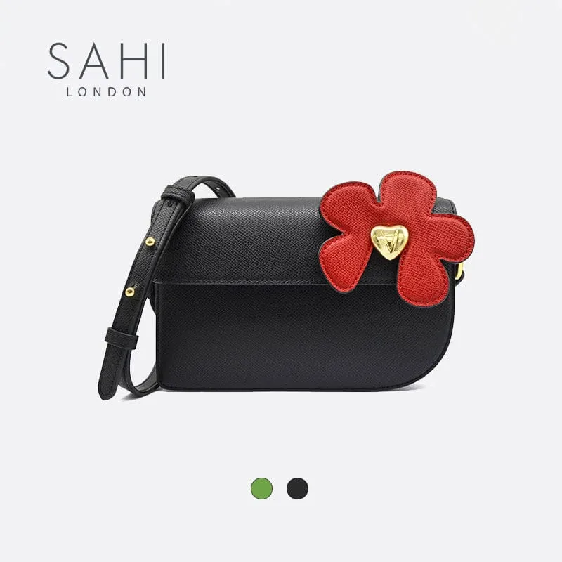 Sahi London - Sahi Little Flower Canna Crossbody Leather Bag