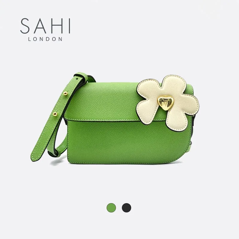 Sahi London - Sahi Little Flower Canna Crossbody Leather Bag
