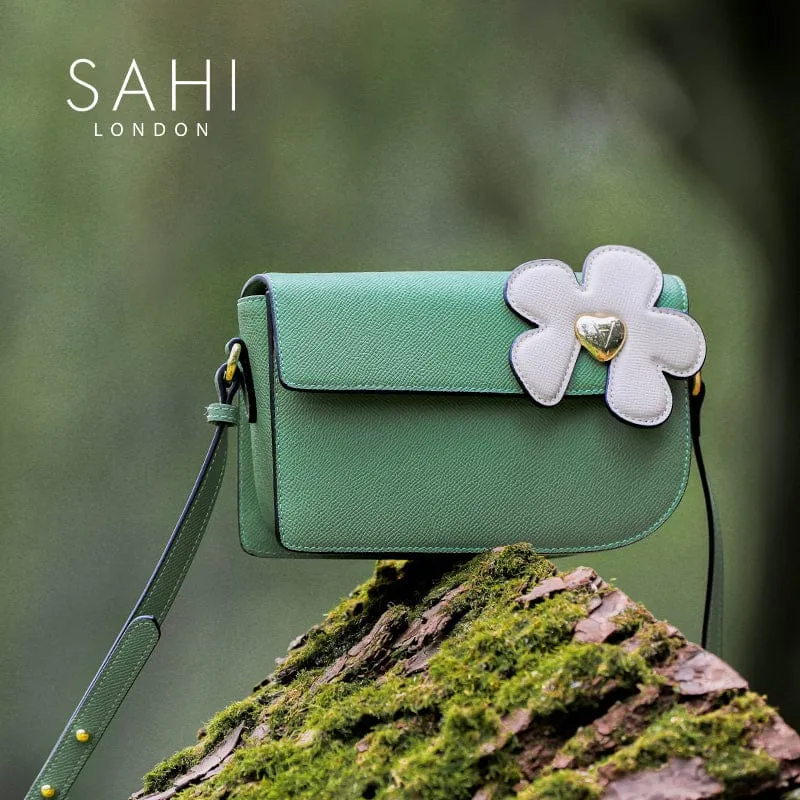 Sahi London - Sahi Little Flower Canna Crossbody Leather Bag