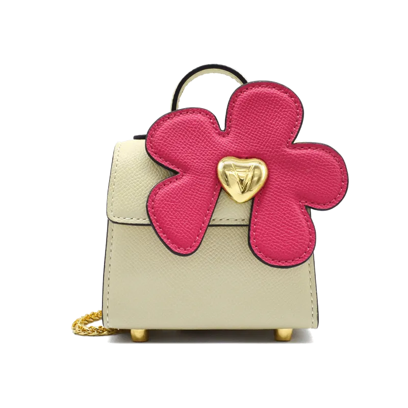 Sahi London - Sahi Little Flower Daisy Crossbody Leather Mini Bag
