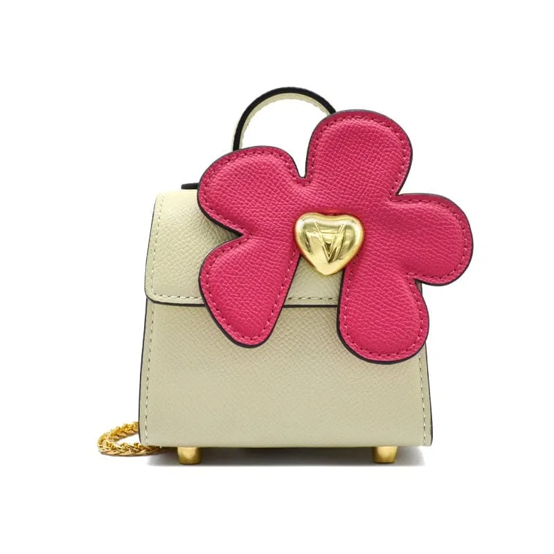 Sahi London - Sahi Little Flower Daisy Crossbody Leather Mini Bag