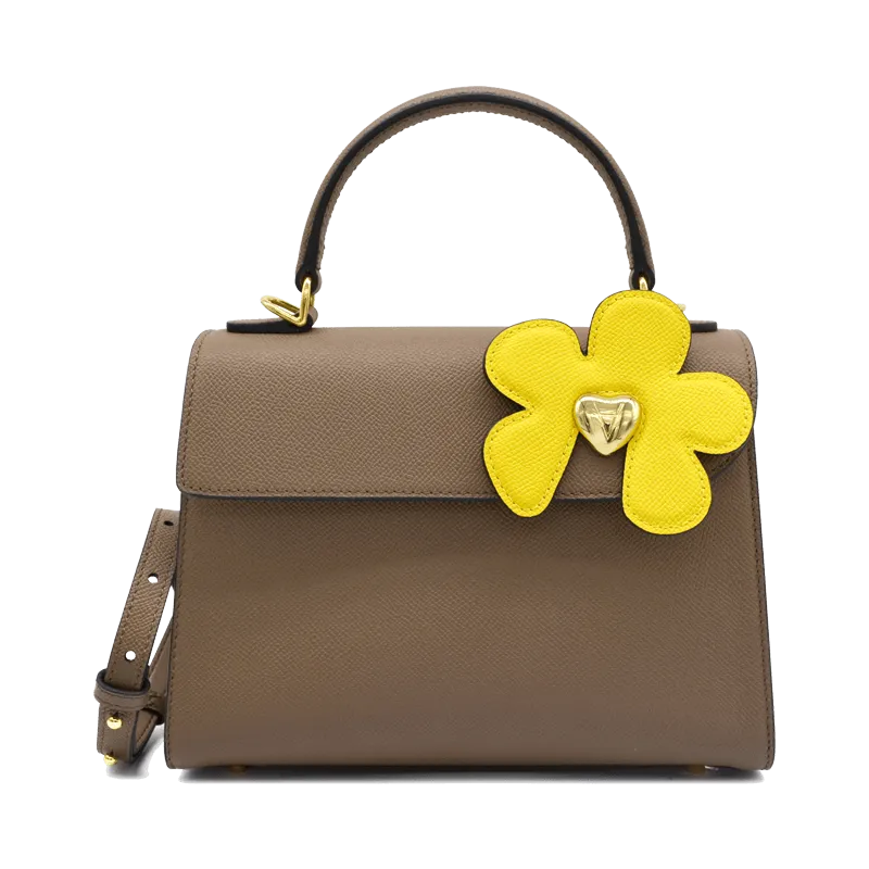 Sahi London - Sahi Little Flower Lily Crossbody Leather Satchel Bag