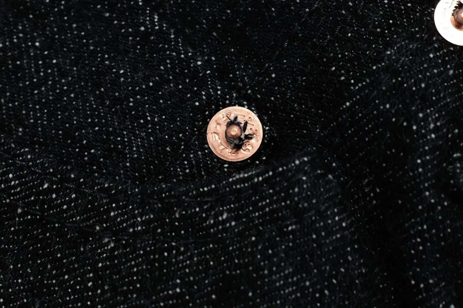 Samurai 17oz "Koku-Benkei" S211BK Black Denim (Relaxed Tapered Fit)