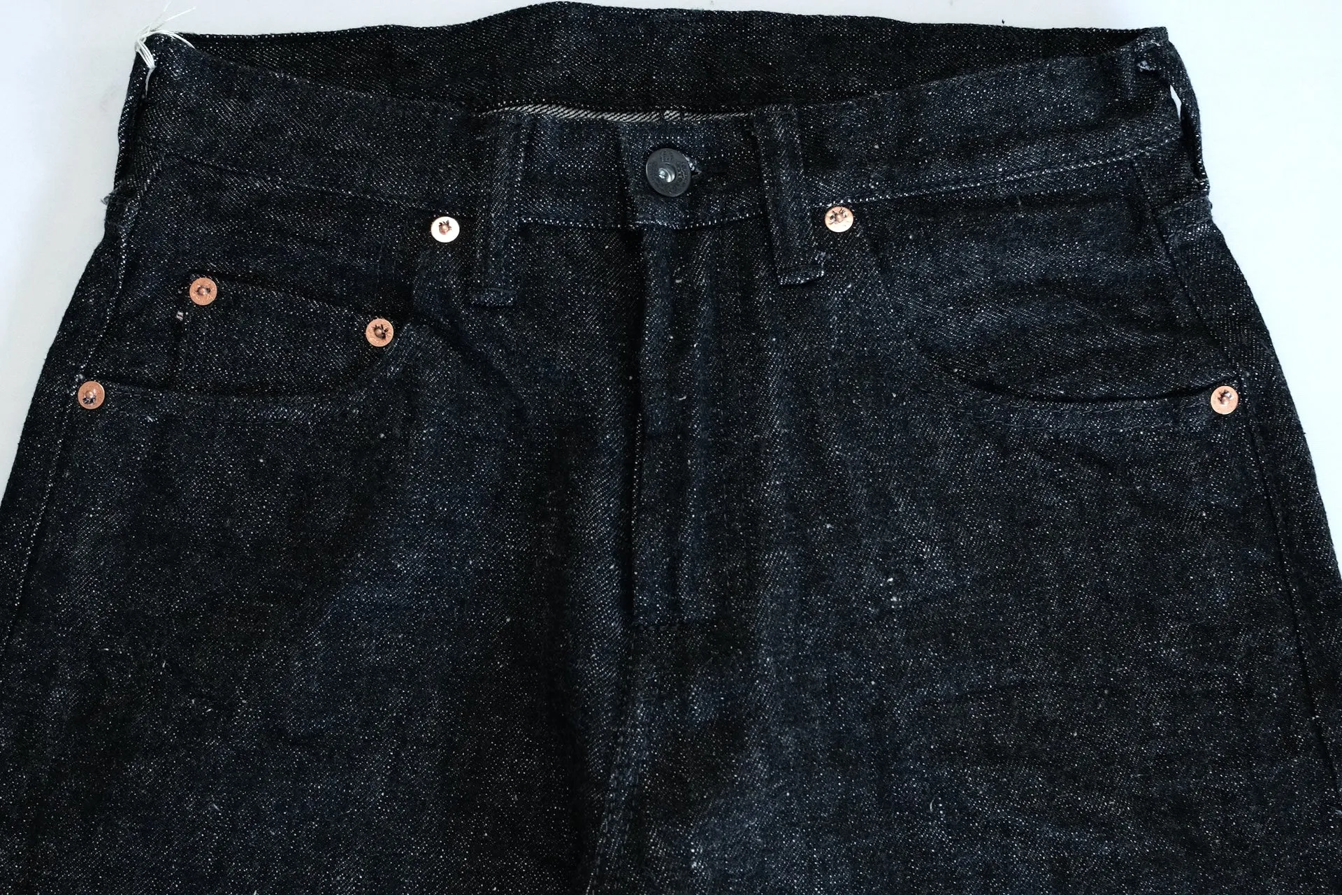 Samurai 17oz "Koku-Benkei" S211BK Black Denim (Relaxed Tapered Fit)