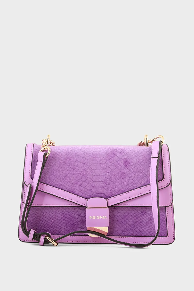 Satchel Shoulder Bags B15108-Purple