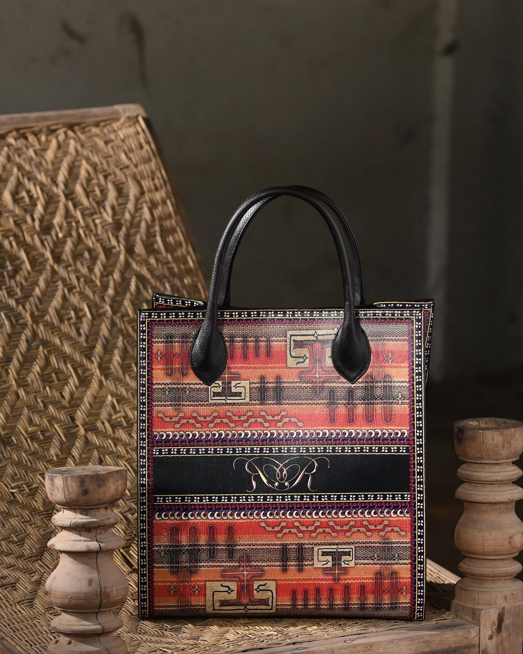Sayuri - Tote : Red/Mandarin