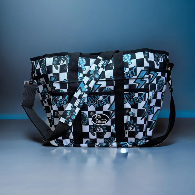 Schulz Equine Grooming Tote- Turquoise Glass