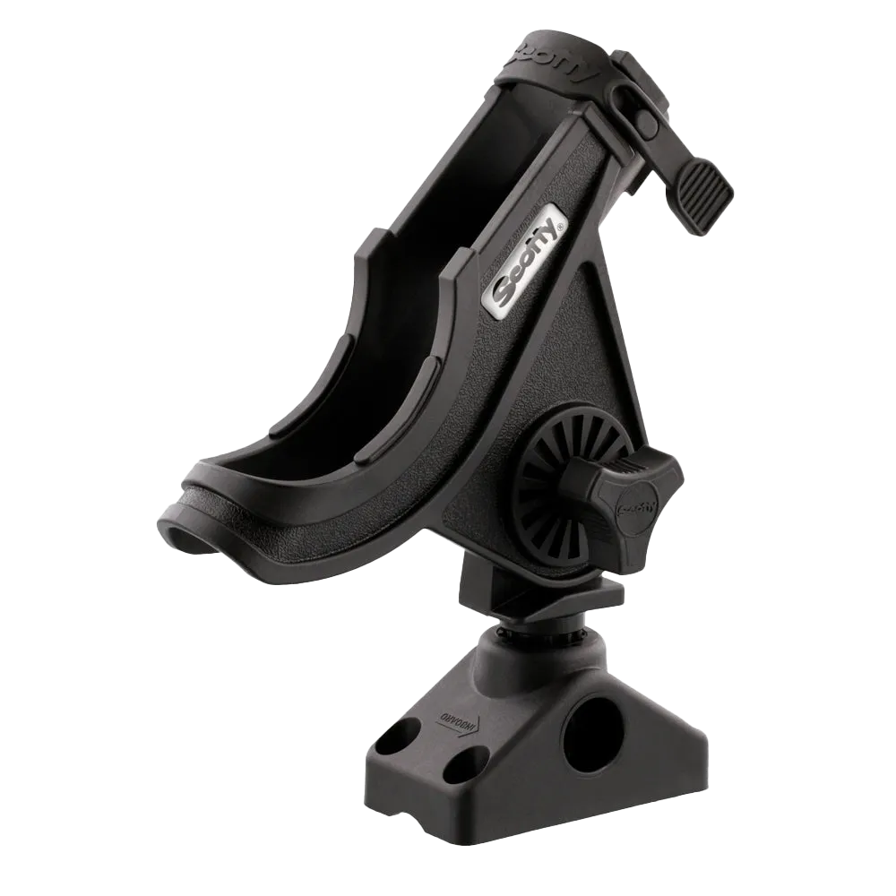 Scotty 280 Baitcaster/Spinning Rod Holder, Black w/241