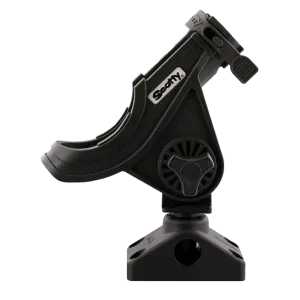 Scotty 280 Baitcaster/Spinning Rod Holder, Black w/241