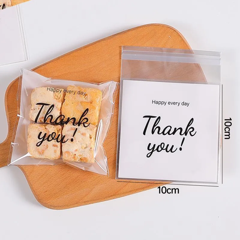 Self-Adhesive OPP Cookies Candies Bags 500pcs