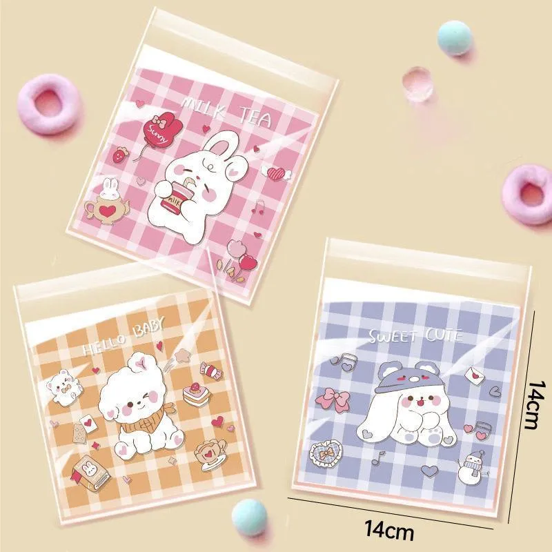 Self-Adhesive OPP Cookies Candies Bags 500pcs