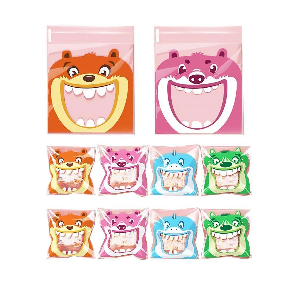 Self-Adhesive OPP Cookies Candies Bags 500pcs
