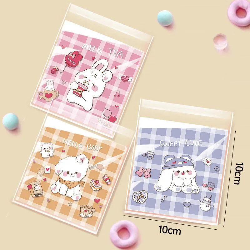 Self-Adhesive OPP Cookies Candies Bags 500pcs