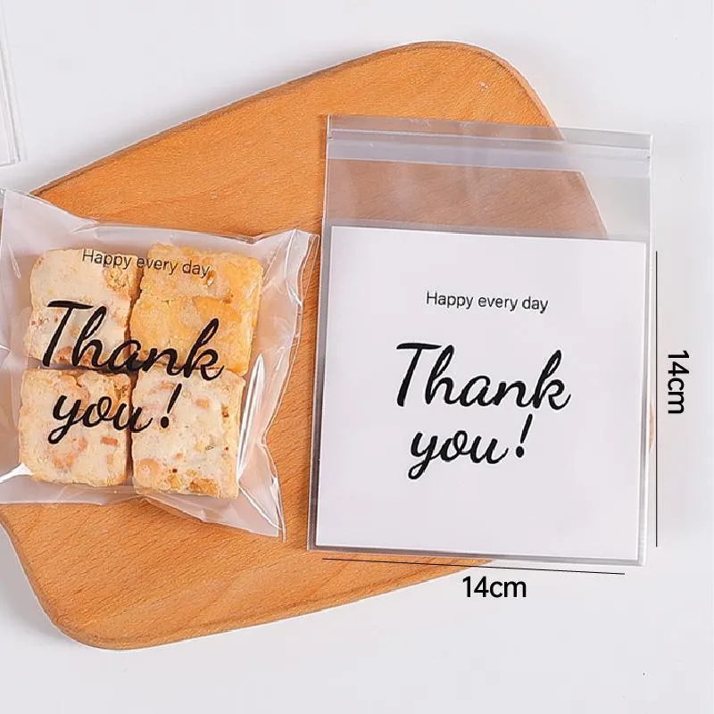 Self-Adhesive OPP Cookies Candies Bags 500pcs