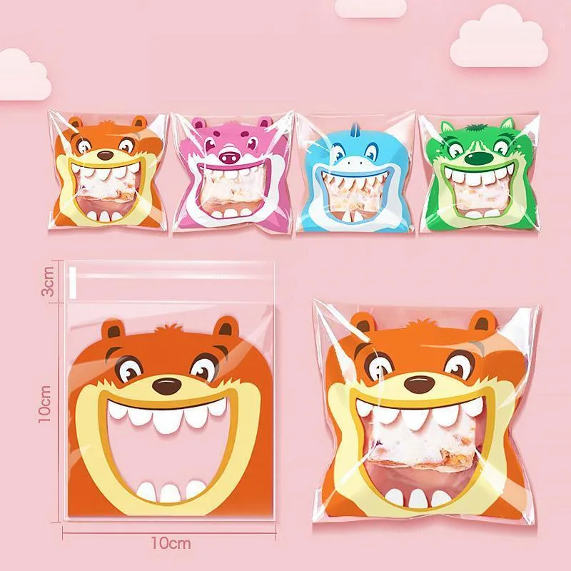 Self-Adhesive OPP Cookies Candies Bags 500pcs