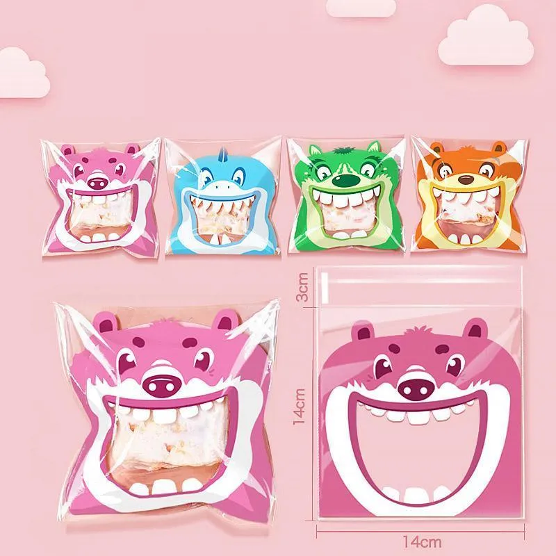 Self-Adhesive OPP Cookies Candies Bags 500pcs