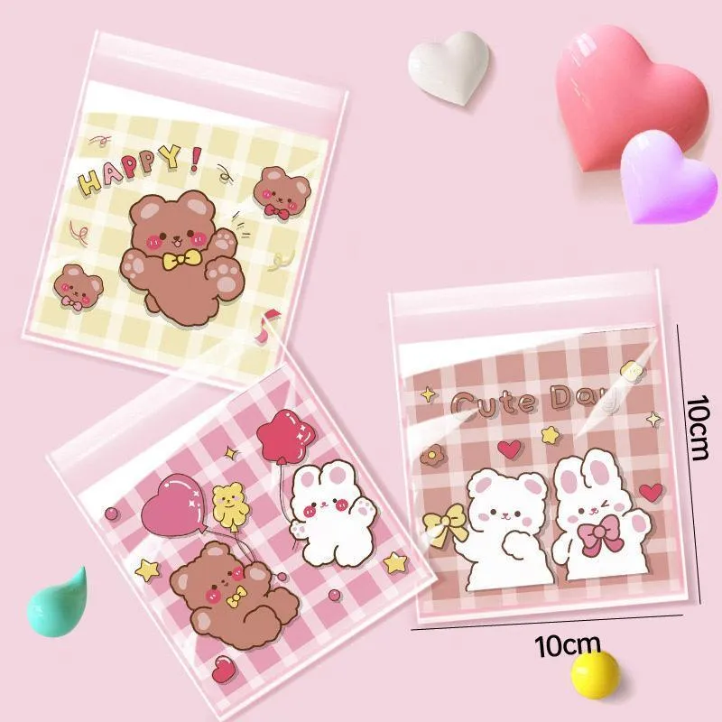 Self-Adhesive OPP Cookies Candies Bags 500pcs