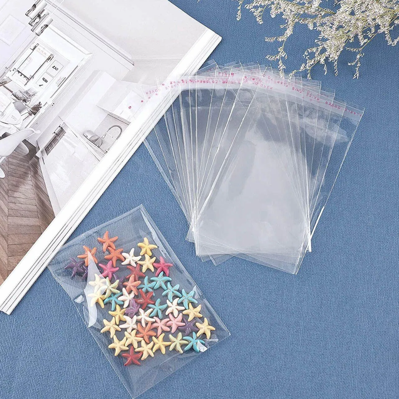 Self Adhesive Seal Bags 100pcs OPP Cellophane