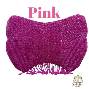 Shahi Clutches - Handcrafted Twilight Bow Clutch for Women, Pakistani Handmade Product