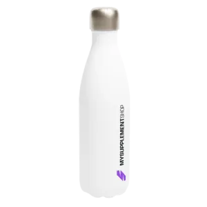 Sleek 500ml (17oz) Stainless Steel MYSUPPLEMENTSHOP Water Bottle – Insulated Double-Wall Flask