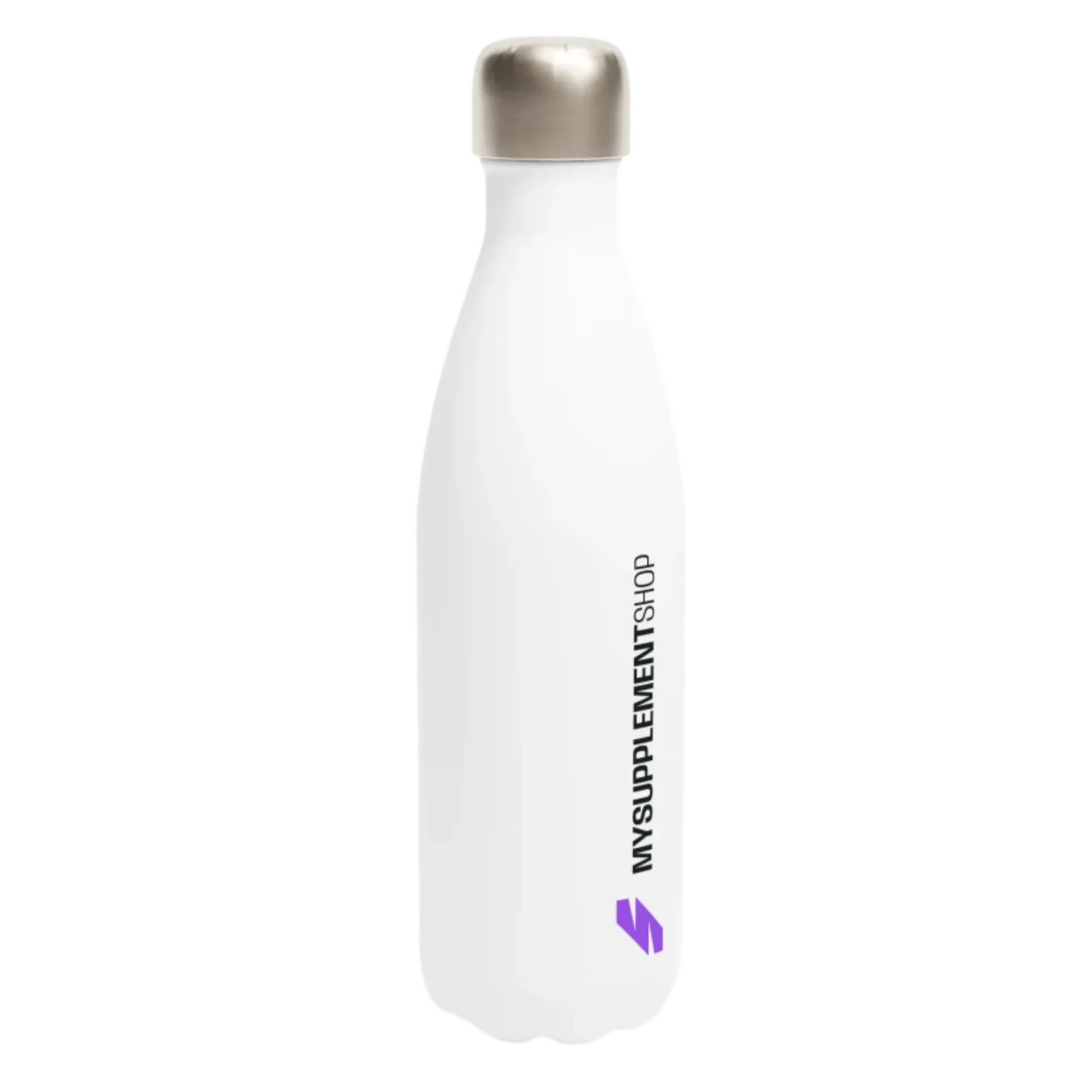 Sleek 500ml (17oz) Stainless Steel MYSUPPLEMENTSHOP Water Bottle – Insulated Double-Wall Flask