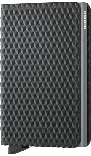 Slimwallet Cubic Black-Titanium, by Secrids