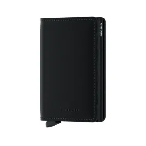 Slimwallet Matte Black, by Secrids