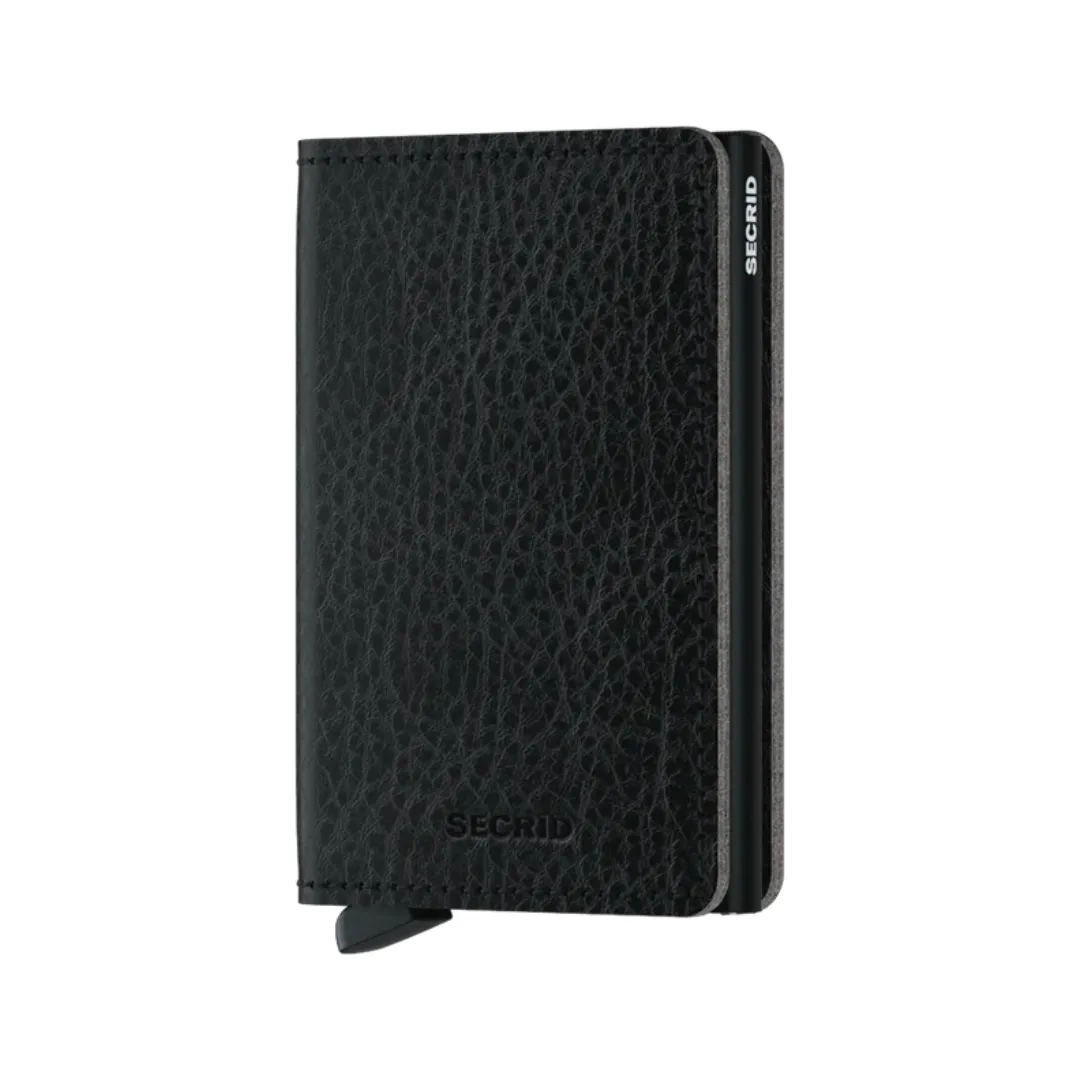 Slimwallet Veg Black-Black, by Secrids