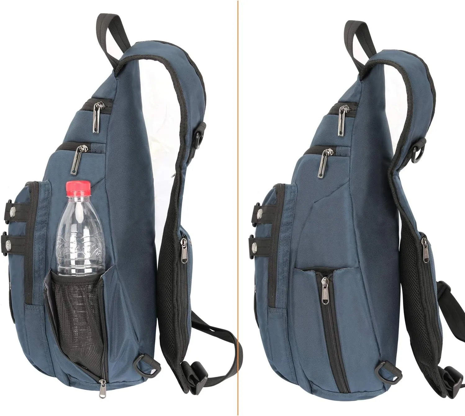 Sling Bag Sling Backpack Shoulder Bag Crossbody Bag Men Chest Bag Man Purse Side Bag Blue