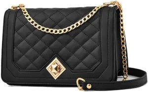 Small Crossbody Bags for Women Shoulder Bag Quilted Satchels Clutch Handbag with Chain Strap