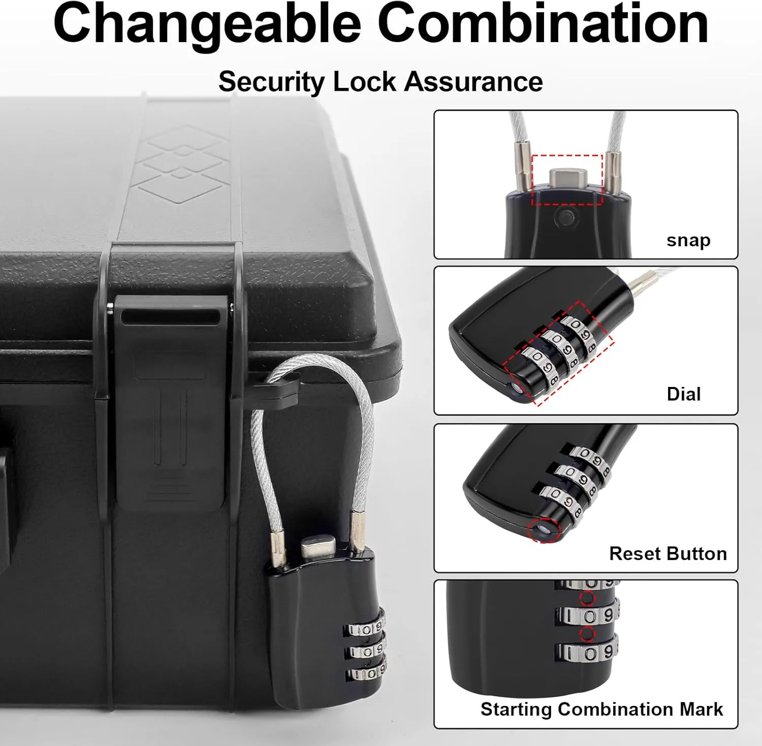 Small Graded Sports Card Storage Box, PSA Slab Case Compatible with SGC CSG BGS, Trading Card Storage Box with 2 Locks, Waterproof Protective Cards Holder Organizer for Toploader, Magnetic