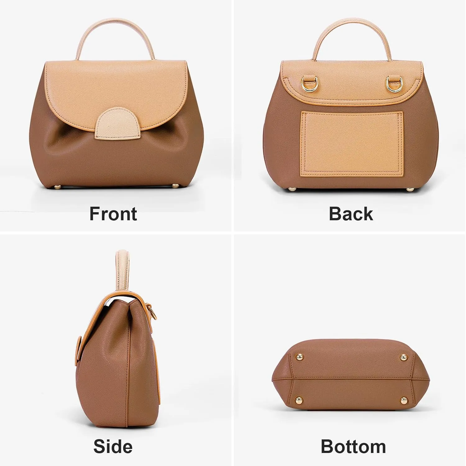 Small Top Handle Bag Crossbody Bags Purses for Women Designer Luxury Mini Faux Leather Shoulder Bag Handbag Satchels