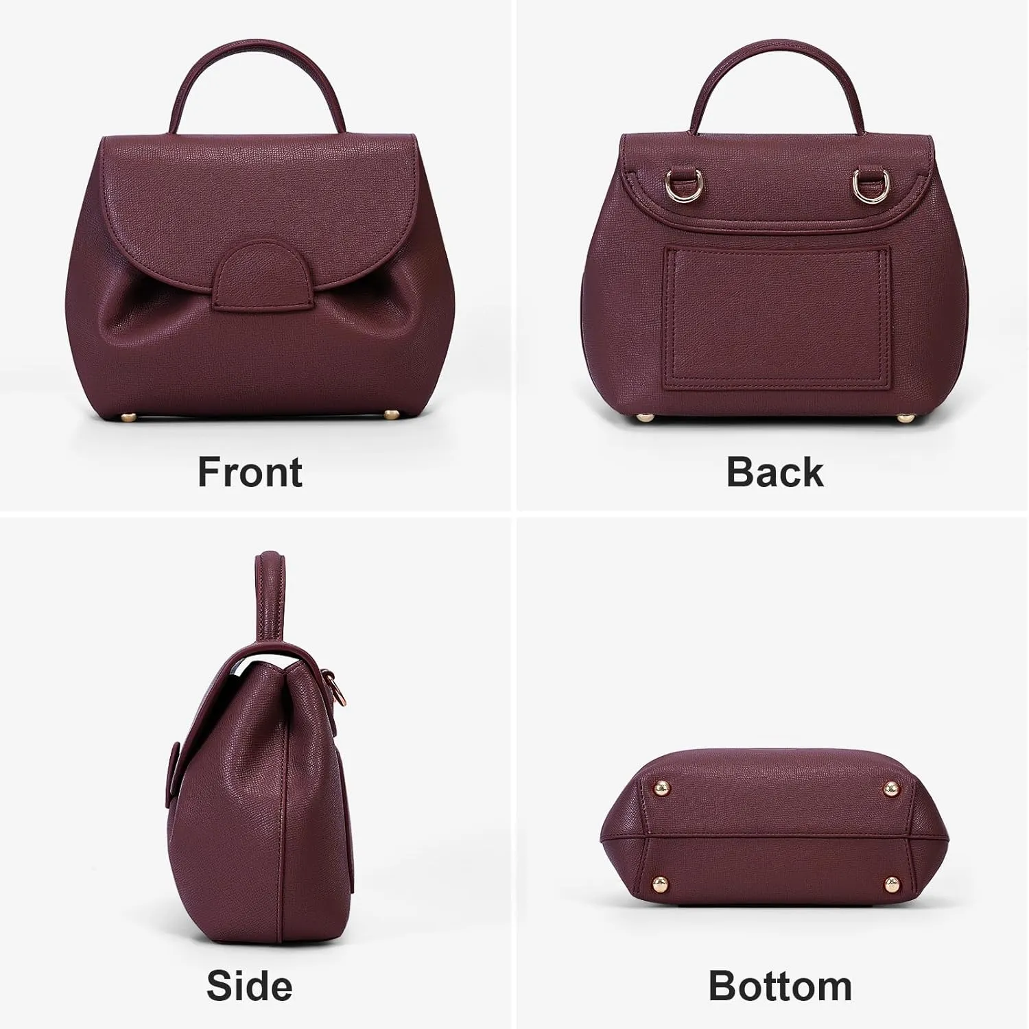 Small Top Handle Bag Crossbody Bags Purses for Women Designer Luxury Mini Faux Leather Shoulder Bag Handbag Satchels