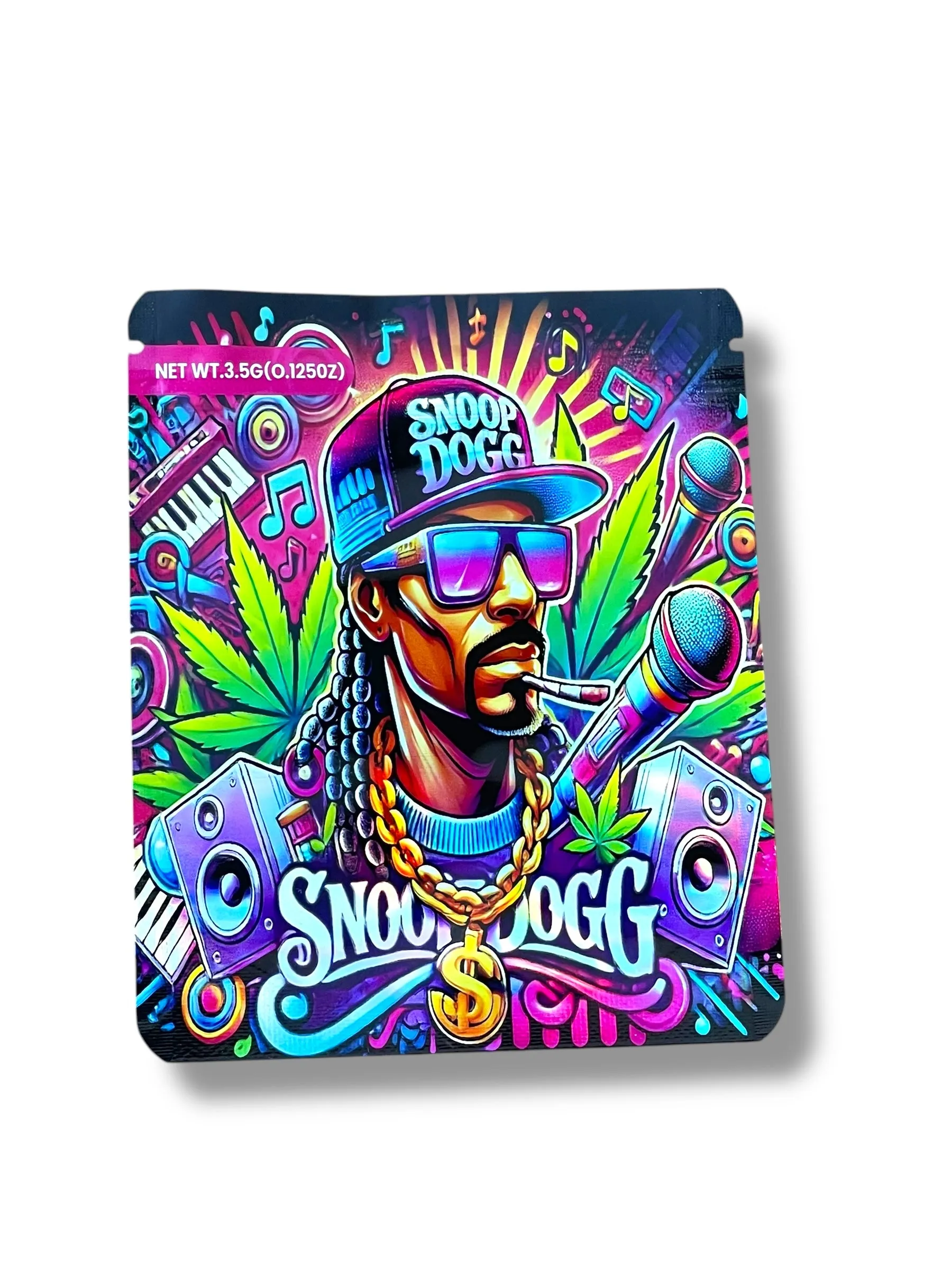 Snoop Dogg 3D Mylar Bag with Box 3.5 Grams