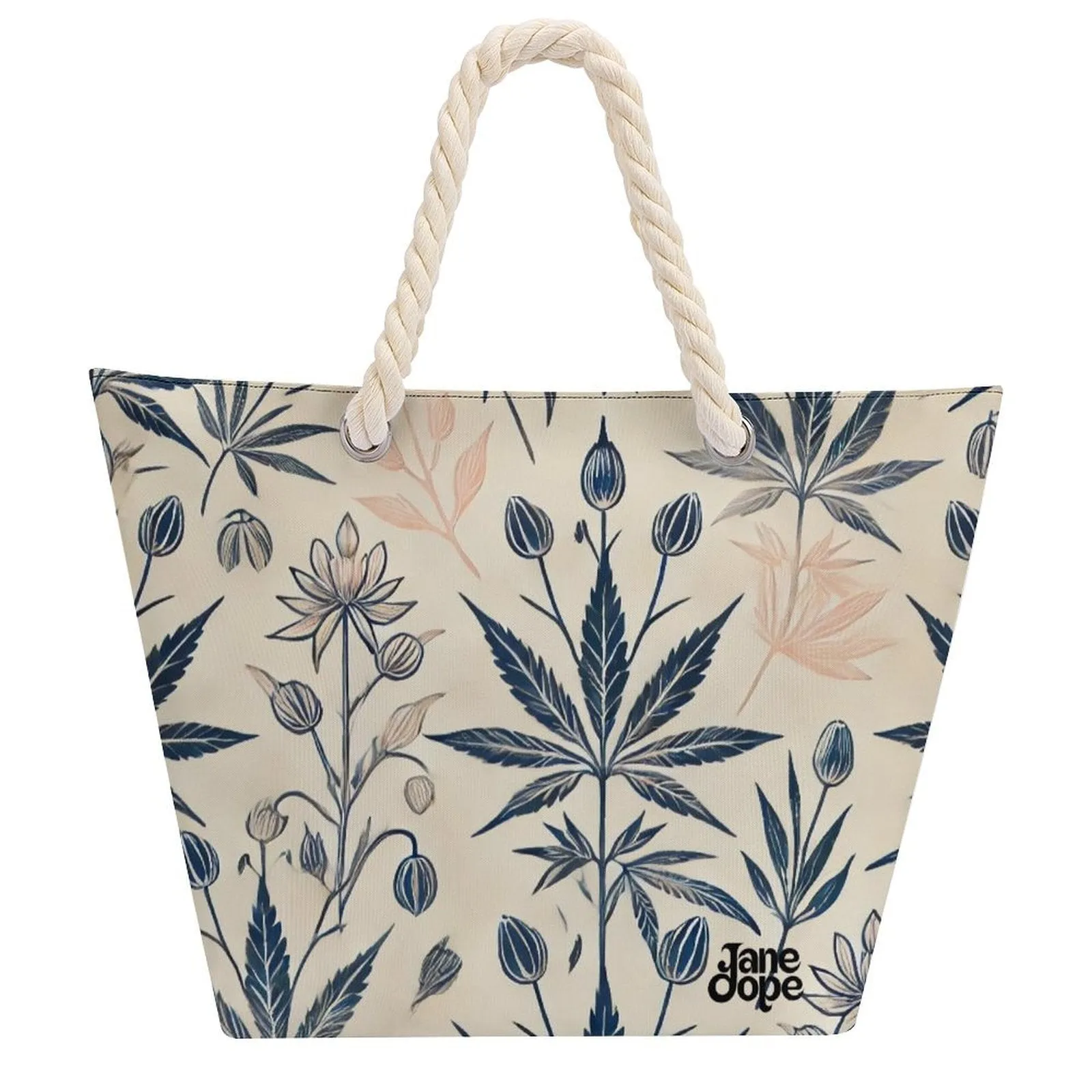 Soft Sativa Hemp rope tote bag