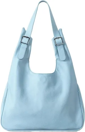 Soft Vegan Leather Shoulder Tote Bag for Women Large Working Purses Handbag Travel Top Handle Satchels 2025