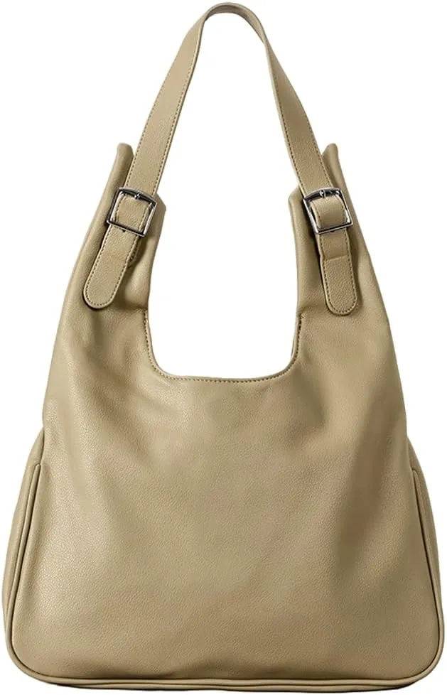Soft Vegan Leather Shoulder Tote Bag for Women Large Working Purses Handbag Travel Top Handle Satchels 2025