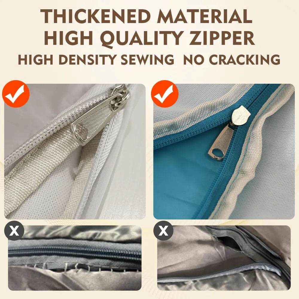 Space saver bag,for quilts, duvets or other fluffy clothing.Measures 21"L x 16.5"W x 21.2"H when unfolded and 21"L x 16.5"W x 10"H when compressed.Pink