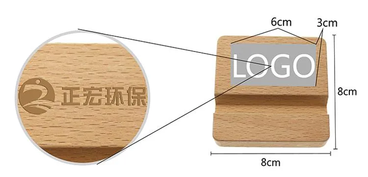 Square Wood Mobile Phone Holders