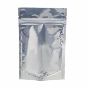Stand Up Retail Bags 50PCS 8Sizes Aluminum Clear