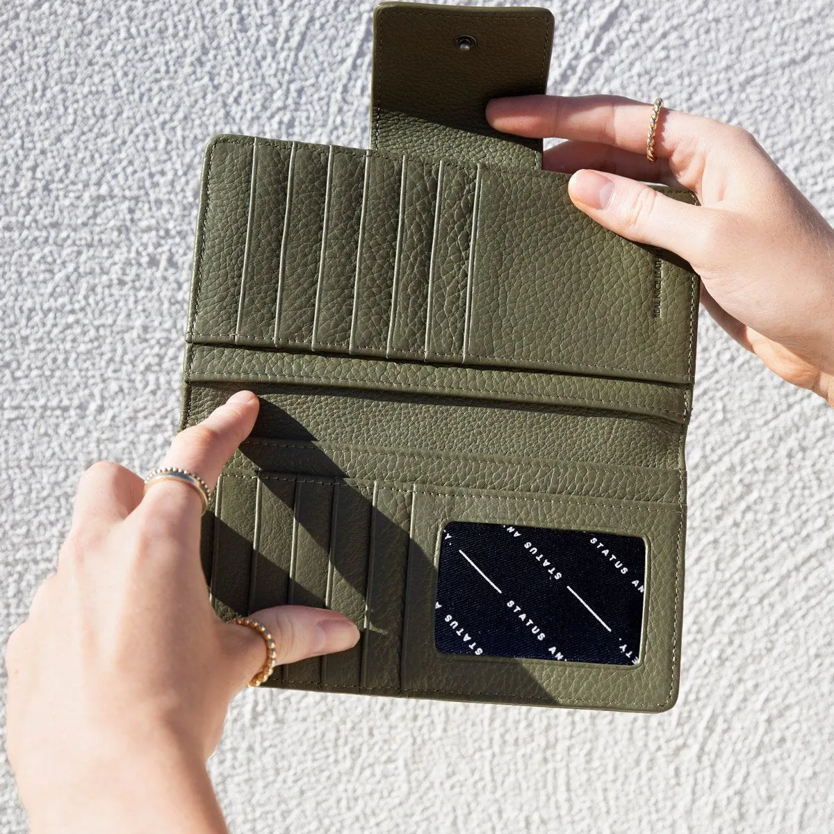 Status Anxiety - Ruins Wallet (Khaki)