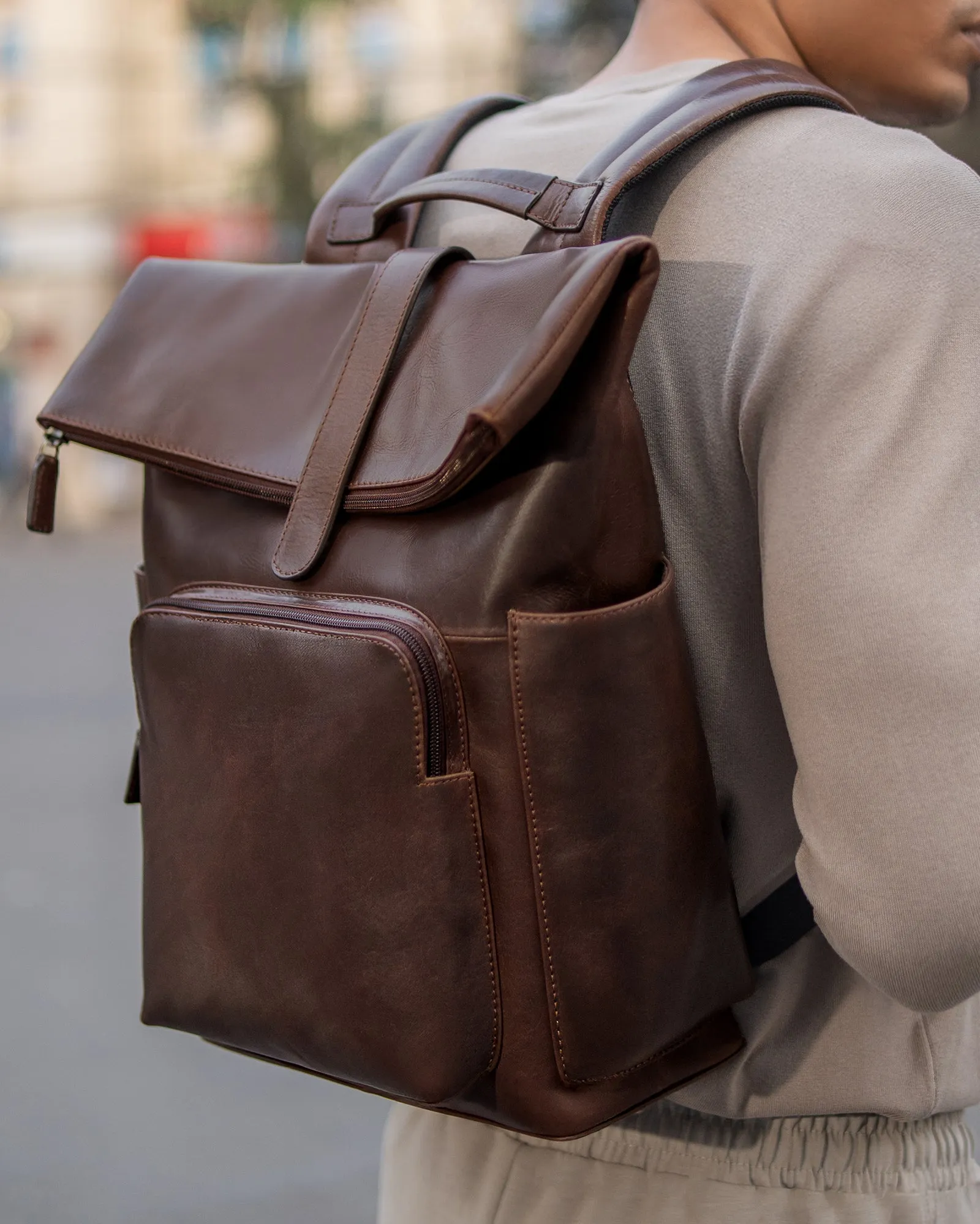 Stockholm Backpack - Vintage Brown