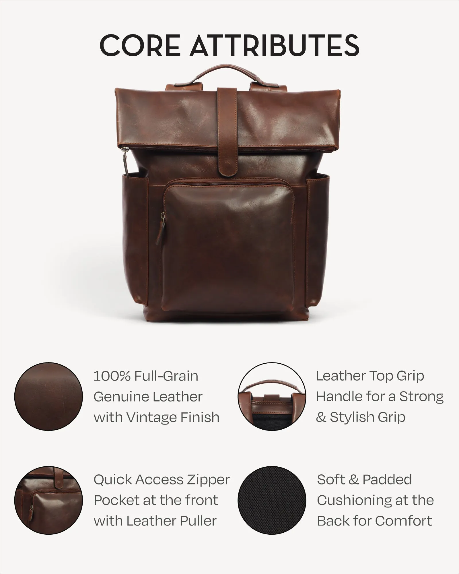 Stockholm Backpack - Vintage Brown