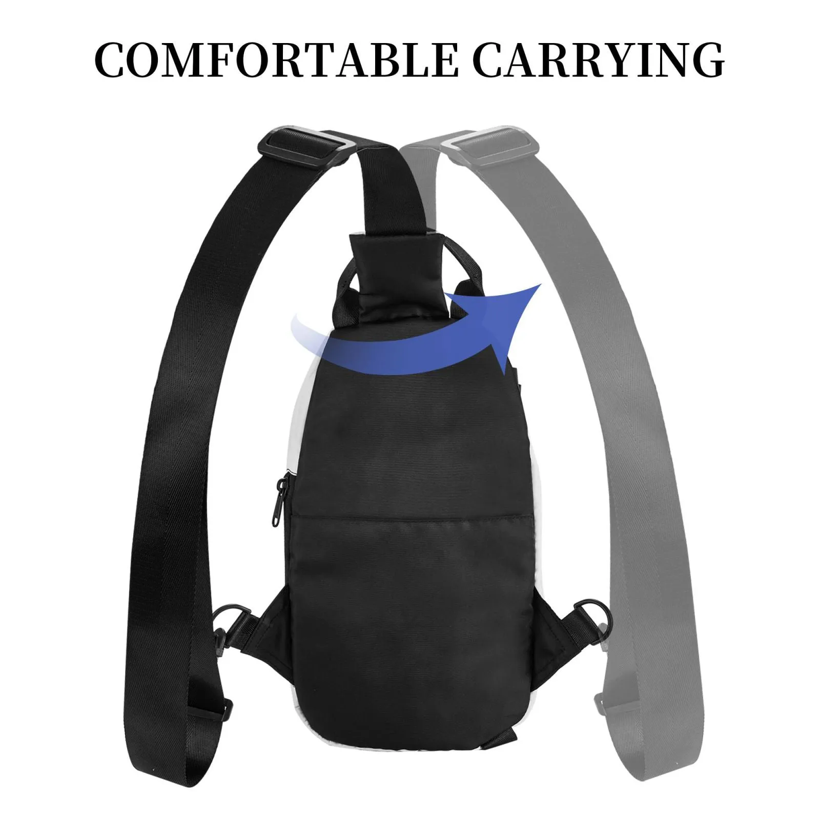 Streetwear All-Over Print Crossbody Backpack