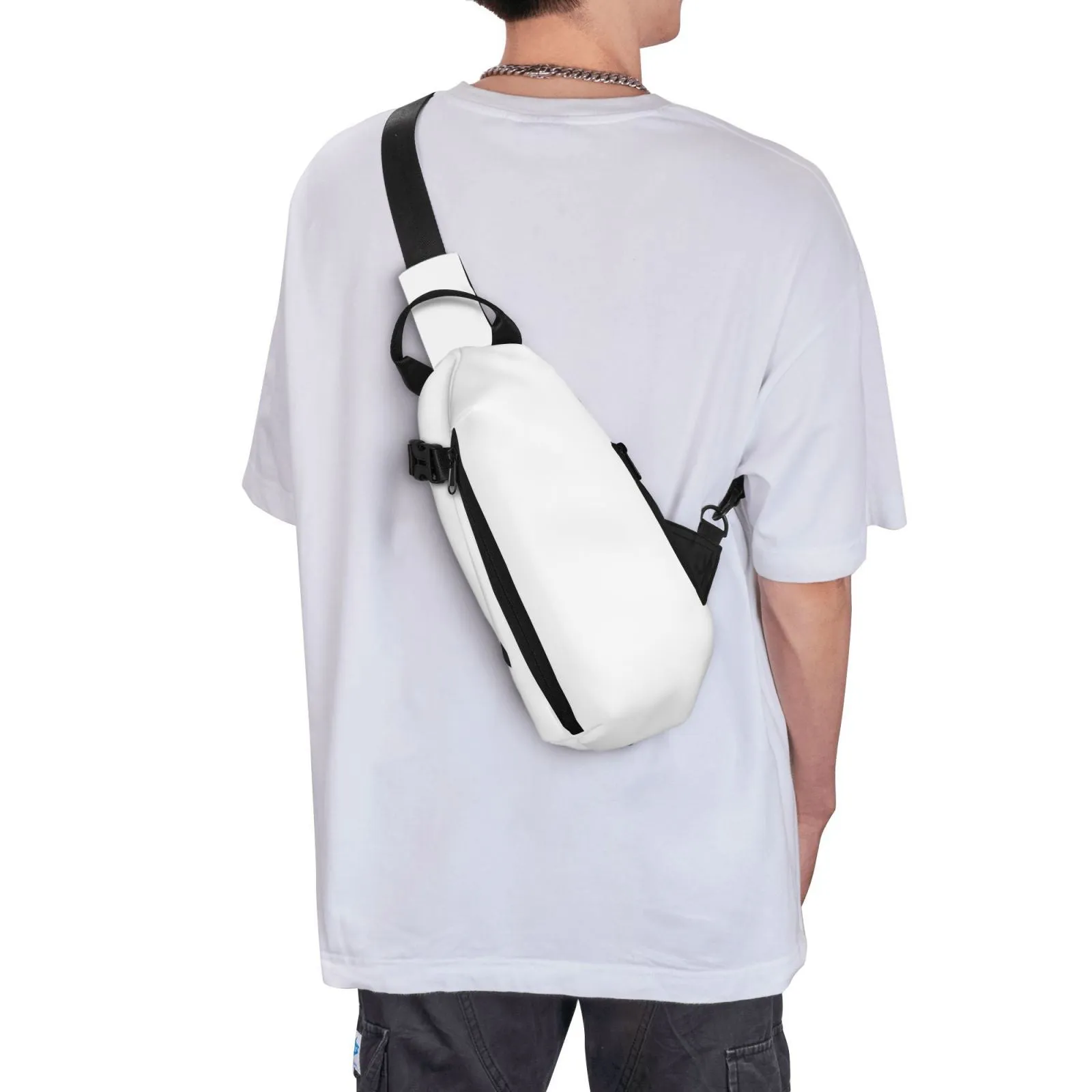 Streetwear All-Over Print Crossbody Backpack