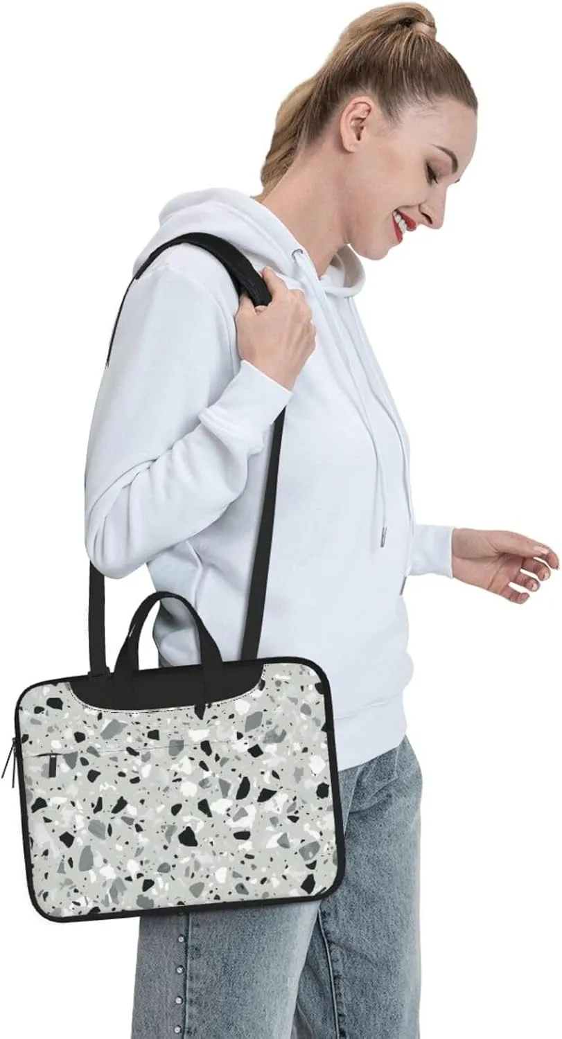 Sun And Palm Trees Laptop Bag Classic Slim Briefcase Messenger Bag, Spacious, Ergonomic