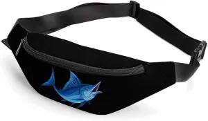 Swordfish Marlin Sailfish Belt Bag Adjustable Strap Fanny Pack Crossbody Bag Waist Bag for Women Men